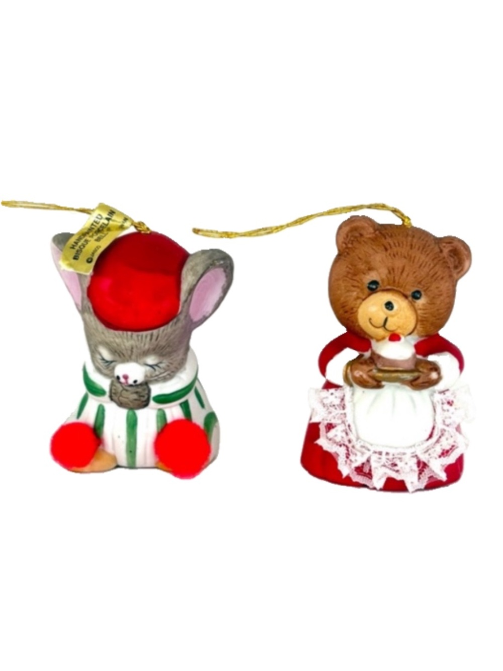 Lil Chimer Christmas Bell Ornament 2 Pcs